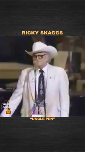 "Fiddle strings and memories come alive 🎻✨. ‘Uncle Pen’ by Ricky Skaggs is a joyful tribute to bluegrass roots and family tradition 🤠🎶." | Classic Country Nation