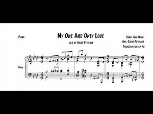 My One And Only Love - Oscar Peterson piano solo (Ending) [jazz piano tutorial]