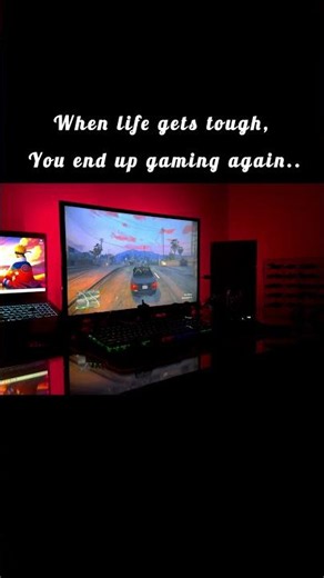 When Life Gets Tough, We Game Again ❤️🎮#shorts