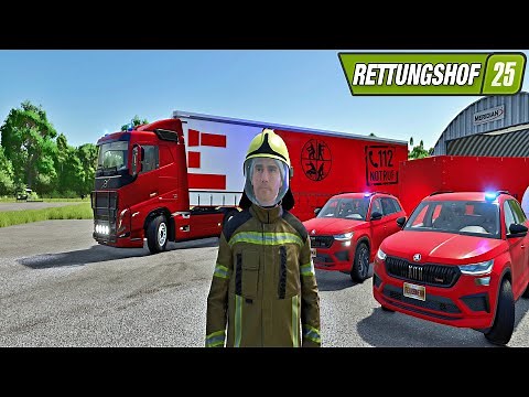 LS25 - Die Ersten Feuerwehr Mods für den Rettungshof! | Folge 2