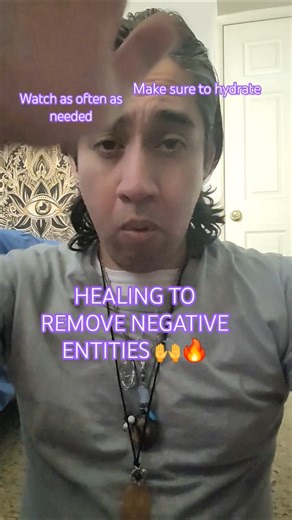 HEALING TO REMOVE NEGATIVE ENTITIES 🙌🔥#shaman #reiki #asmr #ancestors #spirituality #foryou