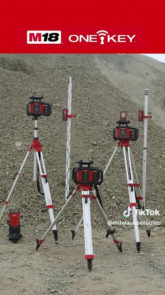 MILWAUKEE® Rotary Lasers: M18™ 1200 M Horizontal Vertical Auto Dual Grade Rotary Laser with ONE-KEY™