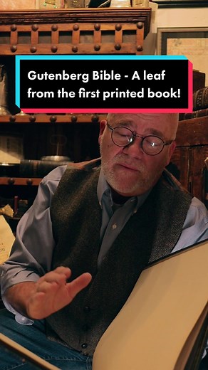 Exploring the Gutenberg Bible: A Leaf from the First Printed Book