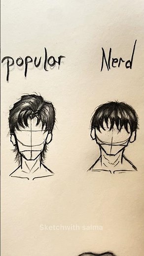 How to draw male hair #drawing #howtodraw #short #art #tutorial #hair