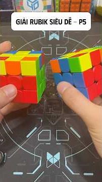 Super Easy 3x3 Rubik's Cube Tutorial Part 5 - Solving the Yellow Face Edges #howtosolverubiks3x3 ...