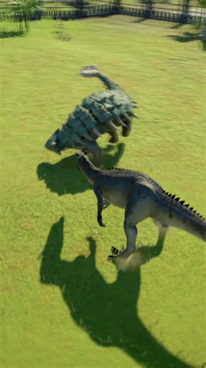 Ankylosaurus Bumpy VS Allosaurus #Imeroleplay #jurassicworld #dinosaur #jurassicpark #jwe2