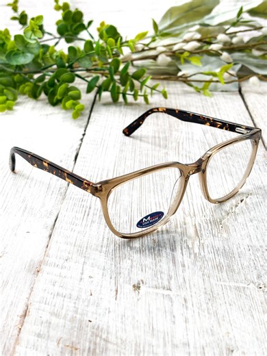 Square Brown Tortoise-shell Eyeglass Frames: Vintage Prescription Glasses 53[]17-145 - Etsy
