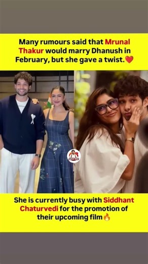 Recent rumours on social media claimed that Mrunal Thakur was set to marry actor Dhanush in February