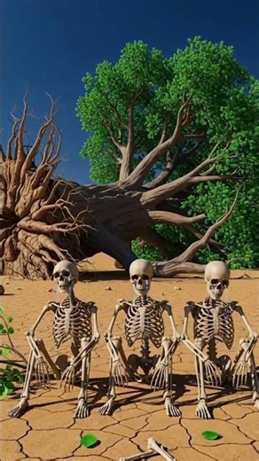 The Bride Who Grows on a Tree, Skeleton#ai#bride#short#Skeleton#groom #trendingshorts#bridetrends#