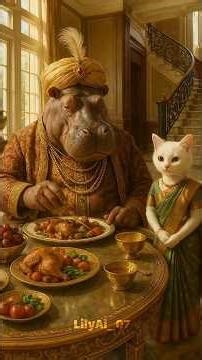 Indian Hippo Millionaire vs Arab Poor Cat 🦛💎🐱