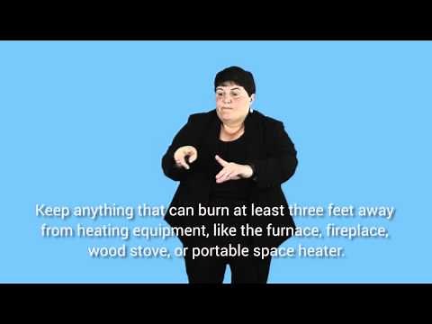 Heating Safety Messages in American Sign Language