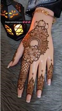 Simple & Creative Mehndi Design | Easy Mehndi for Beginners