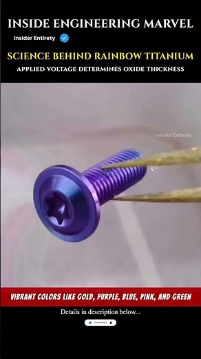 Titanium Anodizing Process Explained ⚡ How Electricity Creates Colors on Metal