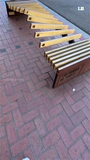 Why Modern Benches Are Designed to Be Uncomfortable | Hostile Architecture #learnerbytes