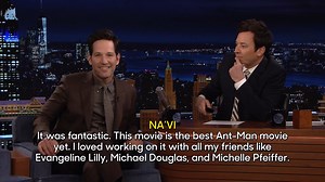 96K views · 1.1K reactions | Paul Rudd gets dubbed in different languages while discussing Ant-Man and the Wasp: Quantumania! #FallonFlashback | The Tonight Show Starring Jimmy Fallon | Facebook