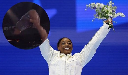 WATCH: 'Unreal' Simone Biles hits a perfect Yurchenko Double Pike during podium training at Paris Olympics 2024