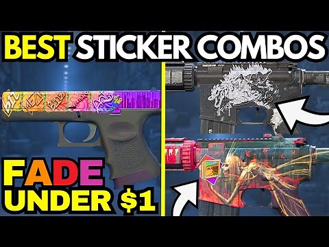 BEST Budget CS2 STICKER COMBOS RIGHT NOW! (CHEAP Under $10 Sticker Crafts)
