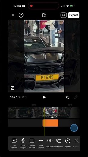 Blur a Moving License Plate (Easy Planar Tracking on iPhone)