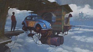 Future House In The Sky Live Wallpaper - WallpaperWaifu