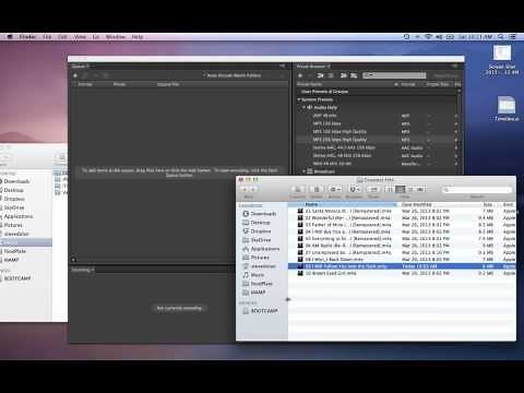 Convert m4a files into mp3 with Adobe Media Encoder Watch Folders
