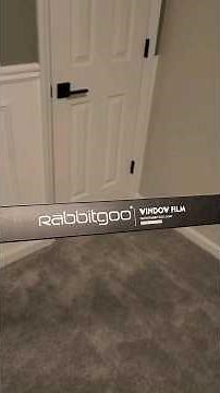 Reflective window tint installation. Rabbitgoo window film. #windowtint #amazonfinds