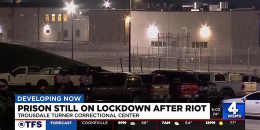 Trousdale Prison still on lockdown after riot