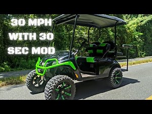 Significantly Increase the Speed of your Golf Cart in 30 Secs