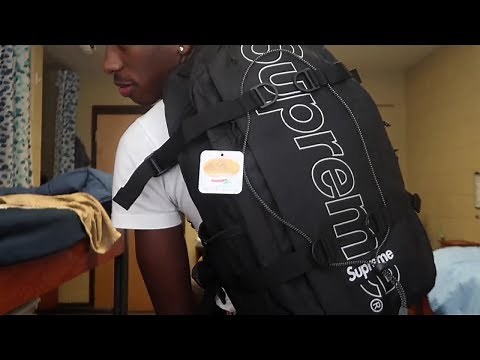 Supreme FW18 Backpack Unboxing/Review