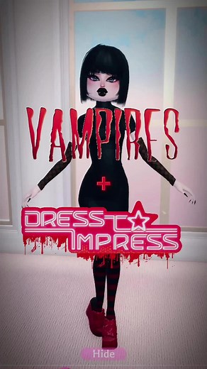 Halloween Vampire Outfit Ideas for Dress to Impress