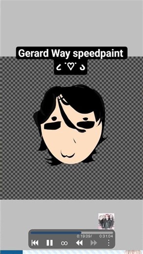 Gerard Way 👍 #mychemicalromance #mcr #art #speedpaint #ibispaintx #cute #lassoart