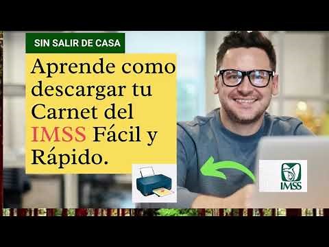 🖨Como DESCARGAR mi Carnet 👩‍💻 En linea Fácil y Rápido 👩‍🏫 Reimpresión de Cartilla del IMSS