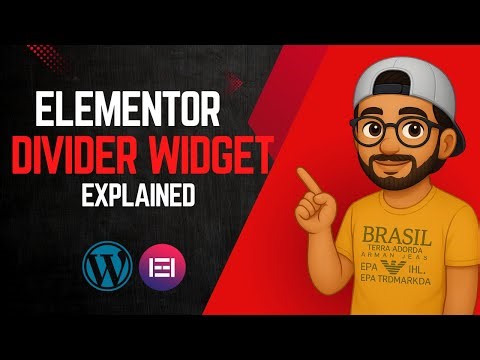 Elementor Divider Widget Explained How to Use and Customize It!