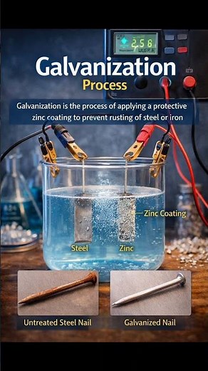 #Galvanization #chemistry#definition of galvanization #examples