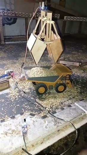 clamshell bucket arduino nano sensor ir #diyhandmade #diy #arduino #elektronik #arduinoproject