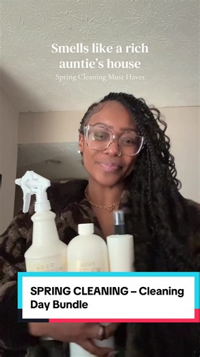 If you’re spring cleaning but still using the same old products from 2019… this is your sign. This Cleaning Day Bundle smells expensive, looks aesthetic, and actually makes me WANT to clean. Spring reset > spring cleaning. #springclean #springcleaningtips #cleantok #adulting #richauntie
