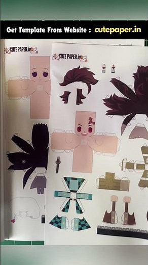 Making Tanjiro Kamado from Demon Slayer Templates E-Book