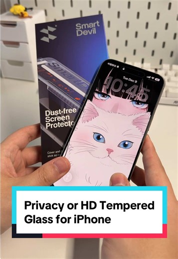 Very easy,smooth installation 🥰#smartdevil #iphone #temperedglass #screenprotector #fyp