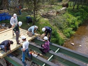 Engineers In Action, MDS build bridges over creeks—and between people – Mennonite Disaster Service