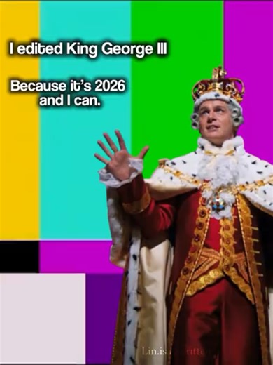 2026 is the new 2016 so I edited King George III #hamilton #hamiltonedit #funny #fyp #linmanuelmiranda
