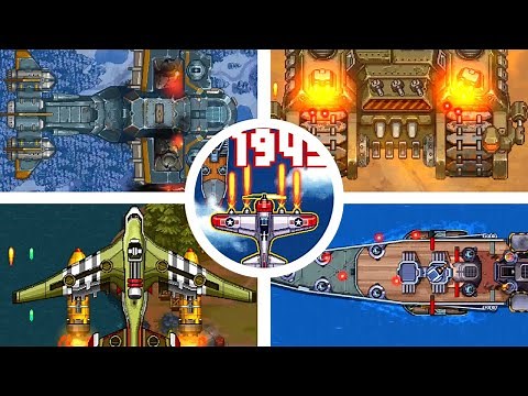 All Bosses Fight - 1945 Air Force (Boss Level 1 To 40)