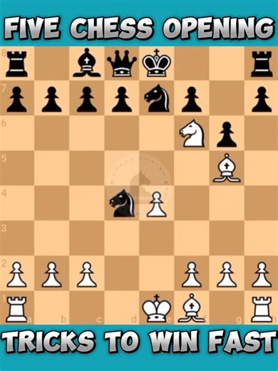 12K views · 191 reactions | Five Chess Opening Tricks to Win Fast ♟️ #chessmaster | Chess Master | Facebook