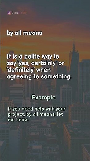 Persistent, By All Means, Make Ends Meet: 3 Essential Phrases