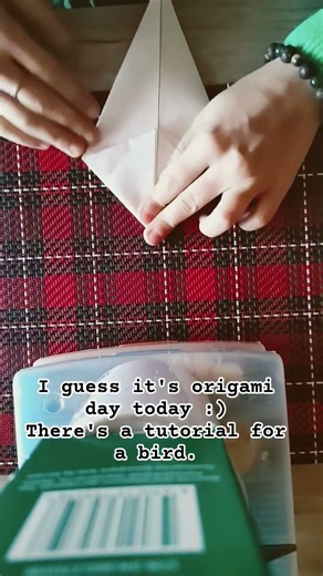 I'm stressed out and just trying to get calm🥲 #fypシ #origami #birds #tutorial #papercraft #shorts