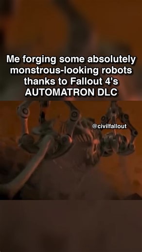 What was your strangest robot creation? Ya boi is grinding overtime 💪❤️ - Oliver - We do more than just this, check out the rest of Civil on IG, or see our links in bio including our Discord, YouTube, and Twitch! taplink.cc/civilgroup?from=qr - #fallout #falloutmemes #falloutcommunity #fallout4 #fallout1 #falloutonprime #fallout76 #explore #xbox #pc #playstation #gaming #fallout3 #robots #9 #gamingmemes #games #bethesdagames #gamer #civilfallout #digitalcreator | Civilfallout