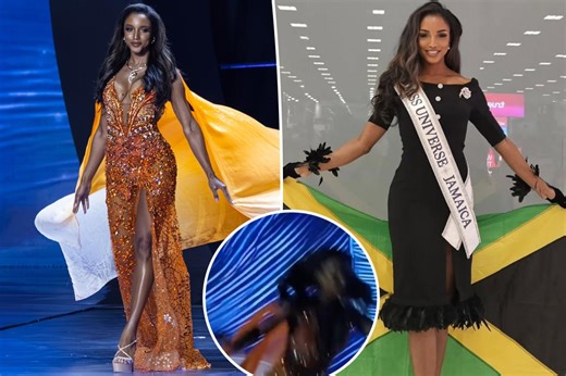 Miss Jamaica’s shocking injuries revealed after falling from Miss Universe stage