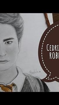Drawing Cedric Diggory aka Robert Pattinson | Hufflepuff | #harrypotterandchamberofsecrets