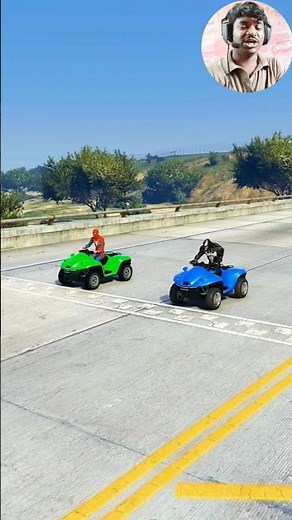 GTA v : spiderman vs venom car racing challenge #gta #gta5 #gtav