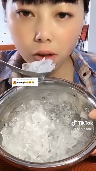 Serunya Mukbang Makan Es Batu ASMR