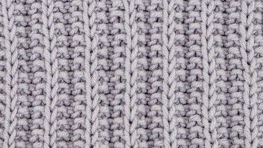 The Cartridge Belt Rib Stitch