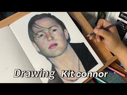 Drawing Kit Connor: My Most Detailed Portrait Yet! (Art Process)